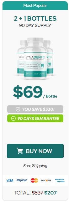 Synadentix Price 3 Bottle